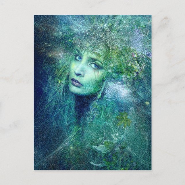 Höga lager av vykort för Vatten (Framsida)