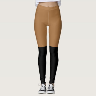 Höga lårsocklar leggings