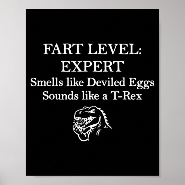 Höga ljudnivåer Expert Luktar Som Äggröra Poster (Framsidan)