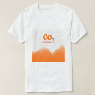 Höga nivåer av koldioxidutsläpp, färgstarka t shirt