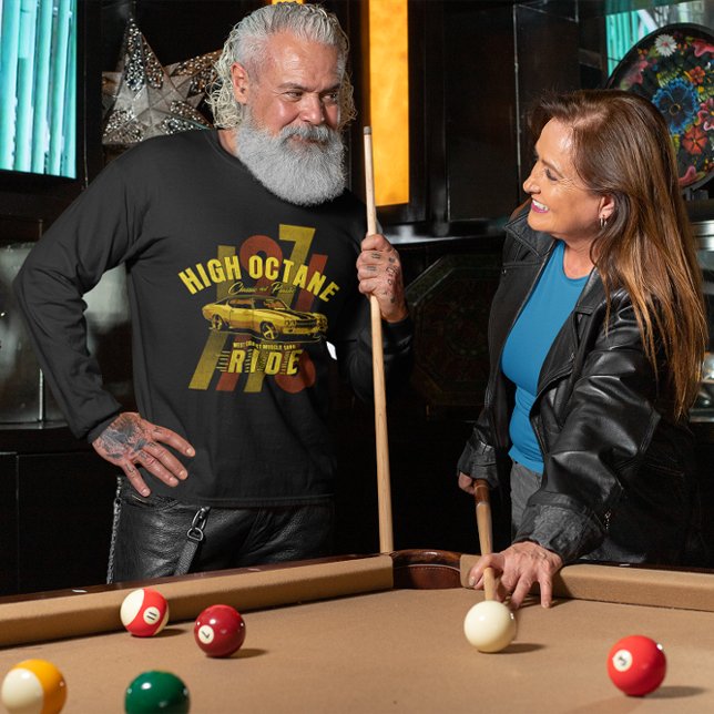 Höga oktaniska muskelbilen Väster Kusten Långärmad T Shirt (Skapare uppladdad)