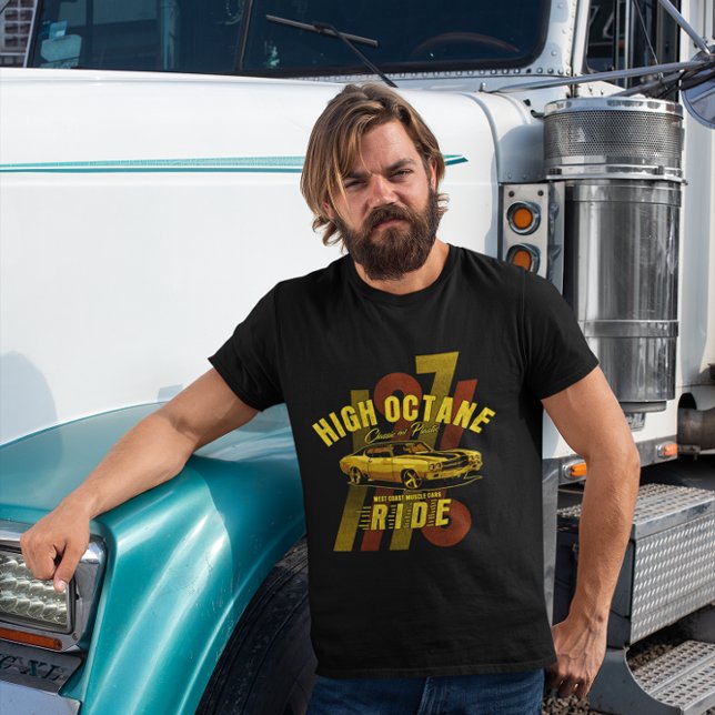 Höga oktanmuskeln Väster Kusten T Shirt (Skapare uppladdad)