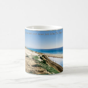 Höga sanddyner och laguner strax under Del Rey 19 Kaffemugg