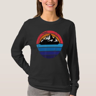 Höga solnedgång Retro Hike Vintage 2 T Shirt