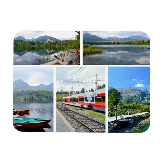 Höga Tatra-bergen Magnet (Horisontell)