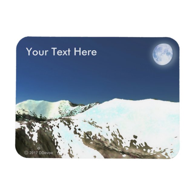 Höga toppar - Thin Luft Magnet (Horisontell)