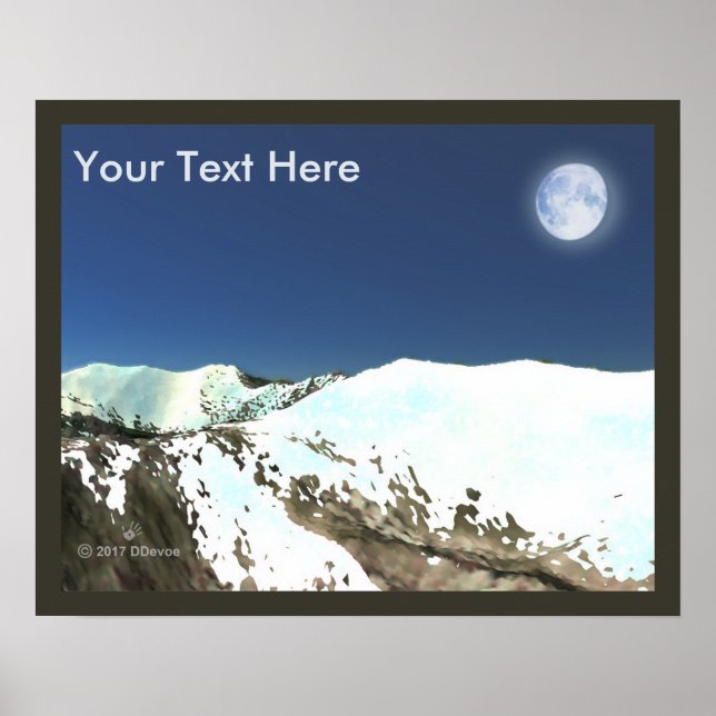 Höga toppar - Thin Luft Poster (Framsidan)