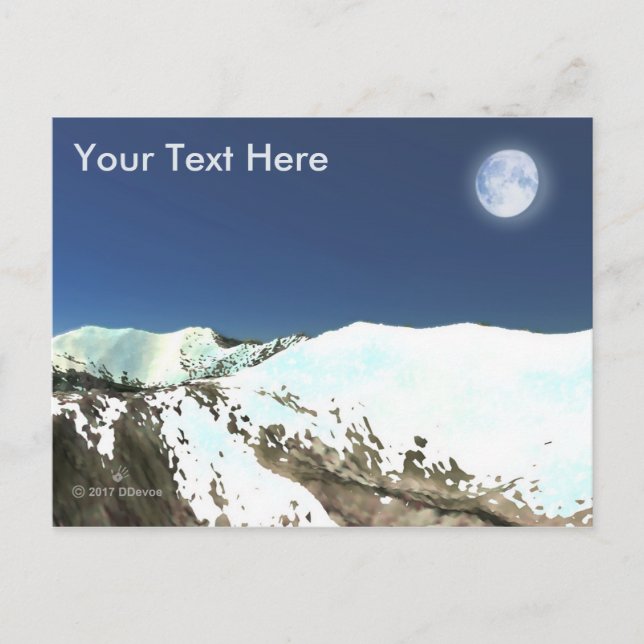 Höga toppar - Thin Luft Vykort (Framsida)