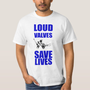 Höga ventilsparaliv t-shirt