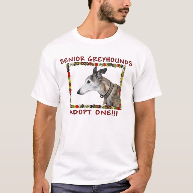 Höga vinthundar t-shirt (Framsida)