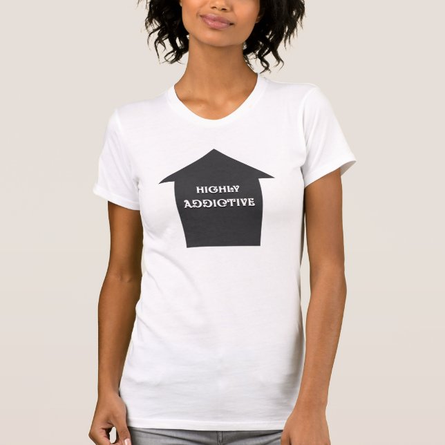 HÖGADDICTIVE Women's Logotyp T-shirt (Framsida)