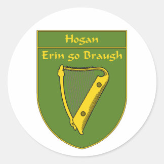 Hogan 1798 Flagga Shield Runt Klistermärke
