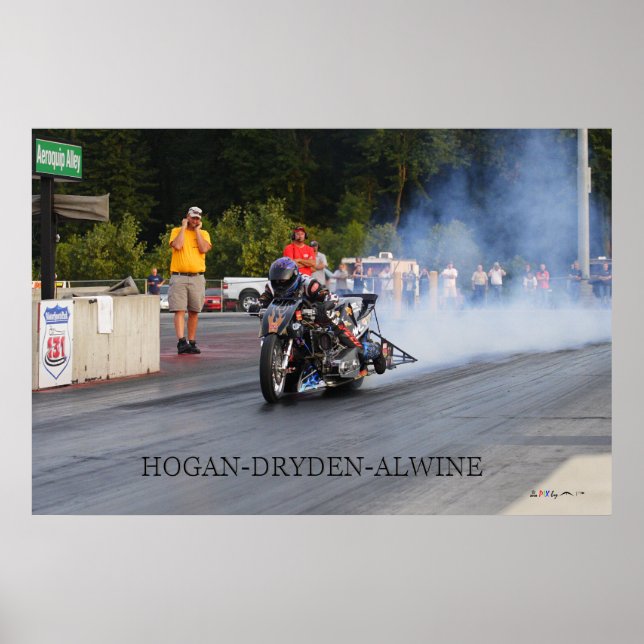 Hogan-Dryden-Alwine Top Fuel 2008 Poster (Framsidan)