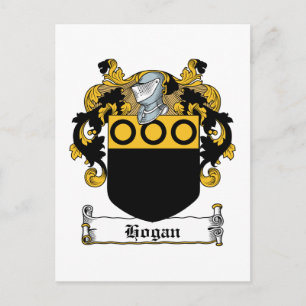 Hogan Family Crest Vykort
