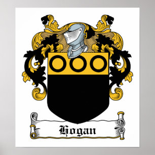 Hoganfamiljvapensköld Poster