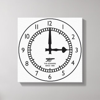 Högbury Clock End 3.00-startvapen Canvastryck