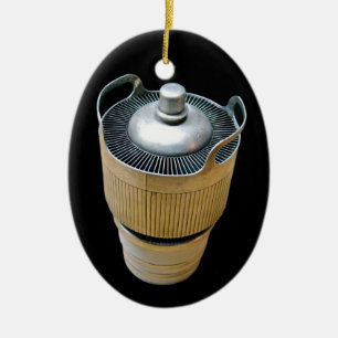 Högeffektsslang (Vacuum Tube) Julgransprydnad Keramik