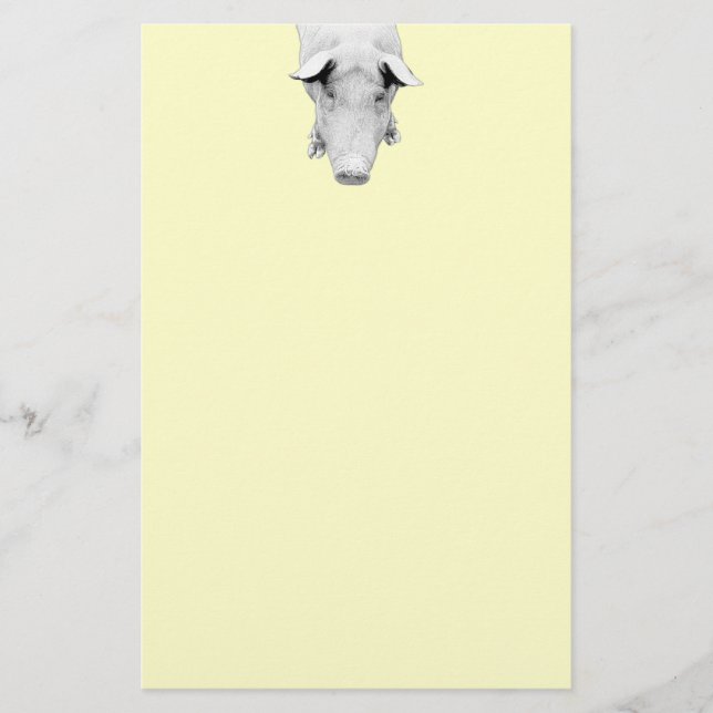 Hogen i svartvitt brevpapper (Framsida)