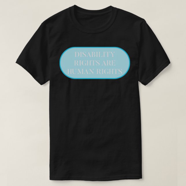 Höger är Höger med funktionsnedsättning Acti T Shirt (Design framsida)