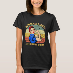 Höger är mänskliga Höger Feminism Feministiska kvi T Shirt