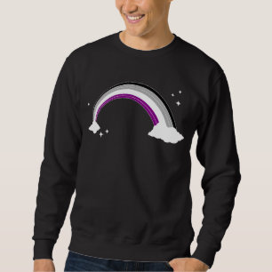 Höger ASexus Flagga Rainbow Ace Pride Lgbt A Lång Ärmad Tröja