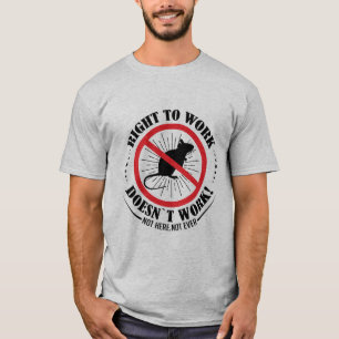 Höger att arbeta fungerar inte, inte här och ald t shirt