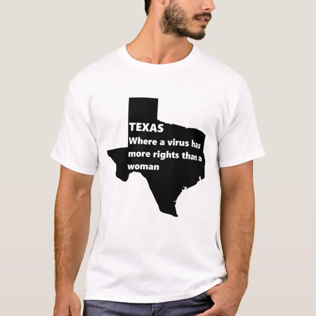 höger av texas, kvinnor och män t shirt (Framsida)