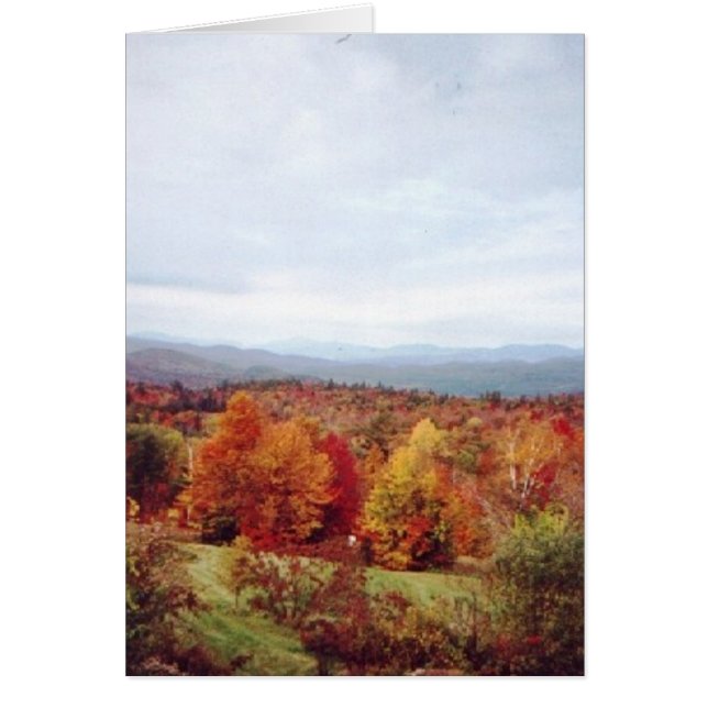 höger bakom huset hälsningskort (Framsidan)