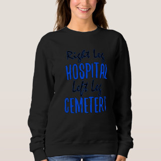Höger ben sjukhus Vänster ben kyrkogård Kul MMA-tr T Shirt