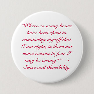 Höger eller felaktig Jane Austen-citat Knapp