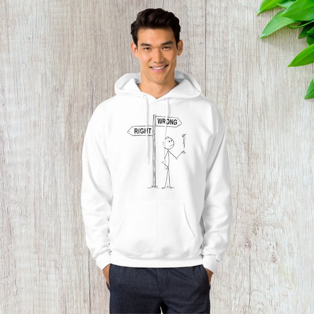 Höger felaktig Illustration Hoodie (Skapare uppladdad)