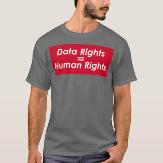 Höger för anpassningsbar data - grafik t shirt