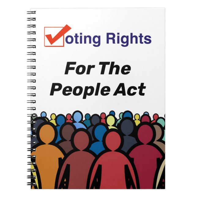 Höger för att rösta om folkakten anteckningsbok (Framsidan)