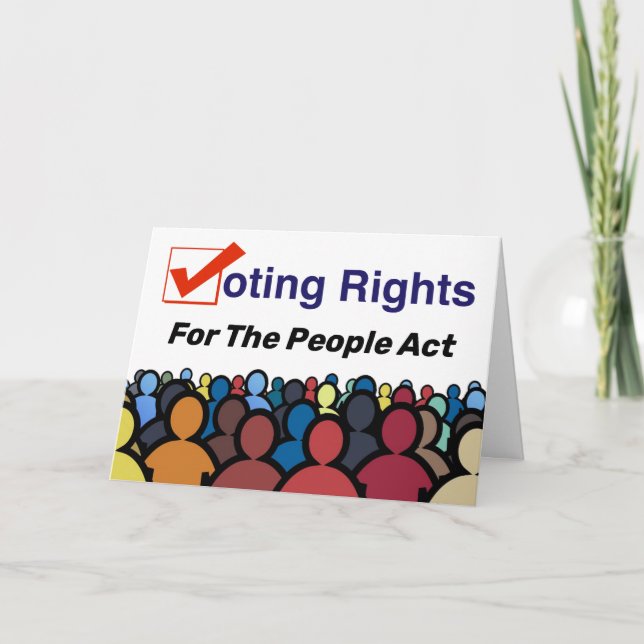 Höger för att rösta om folkakten kort (Framsida)