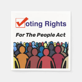 Höger för att rösta om folkakten pappersservett