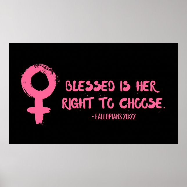 Höger för att välja stor feminist poster (Framsidan)