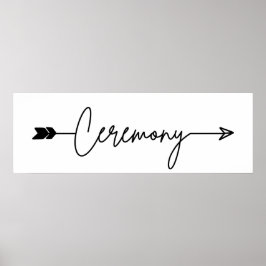 Höger för Ceremonisk riktning Poster