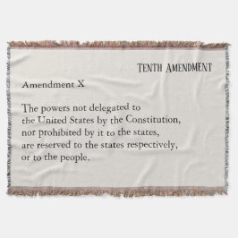 Höger för den tionde ändringen av konstitutionen filt