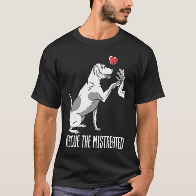Höger för djurskydd vid Rädding av djur T Shirt (Framsida)