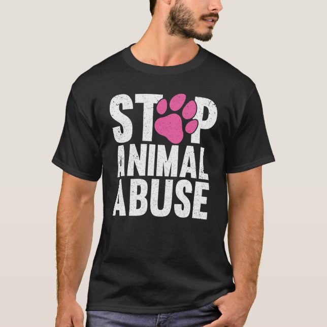 Höger för djurskydd vid Rädding av djur T Shirt (Framsida)