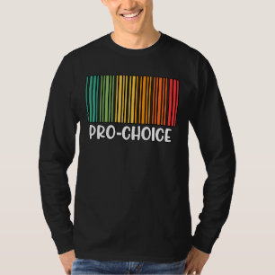 Höger för feministiska kvinnor i Pro Chock Rainbow T Shirt