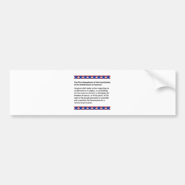 Höger för första ändringen bildekal (Framsidan)