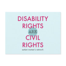 Höger för handikapp - vykort