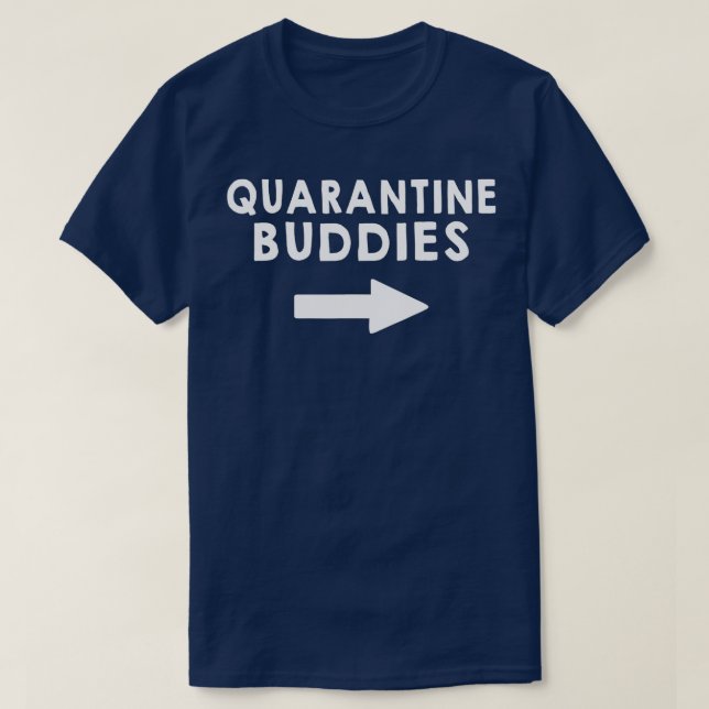 Höger för karantänsanpassning för buddistiska hjäl t shirt (Design framsida)