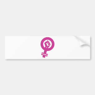 Höger för kvinnlig Gender Symbol Bildekal