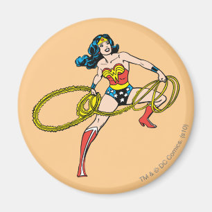 Höger för kvinnors sväljning i lasso Magnet