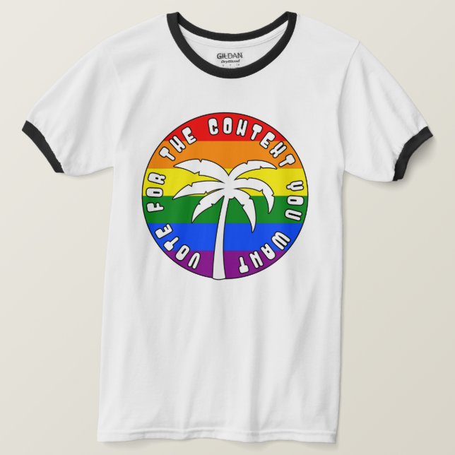 Höger för PRIDE av kontext T Shirt (Design framsida)