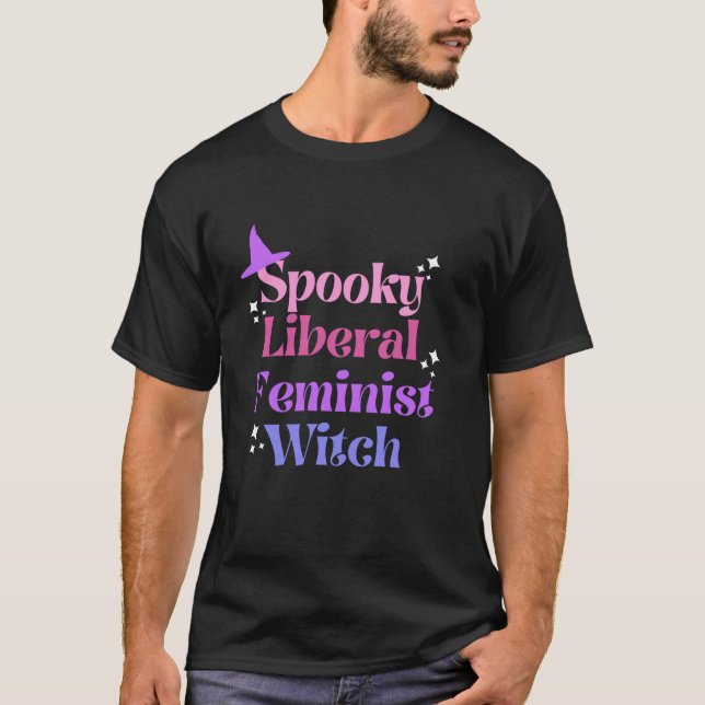 Höger för taloky liberala feministiska Witch Fall  T Shirt (Framsida)