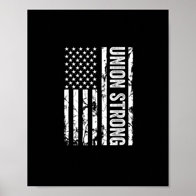 Höger för unionsarbetare - Unionsstyrka - Union Th Poster (Framsidan)
