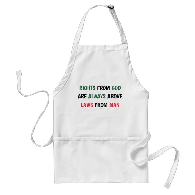 Höger från Gud Förkläde (Framsidan)